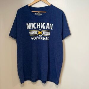 Campus Crew Michigan Wolverines T shirt